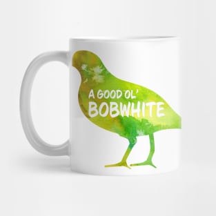 Bobwhite Critter - Watercolor Background Mug